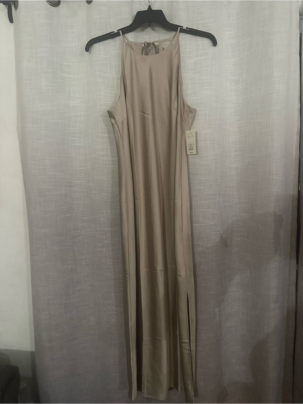 a new day Taupe High-Neck Maxi Dress